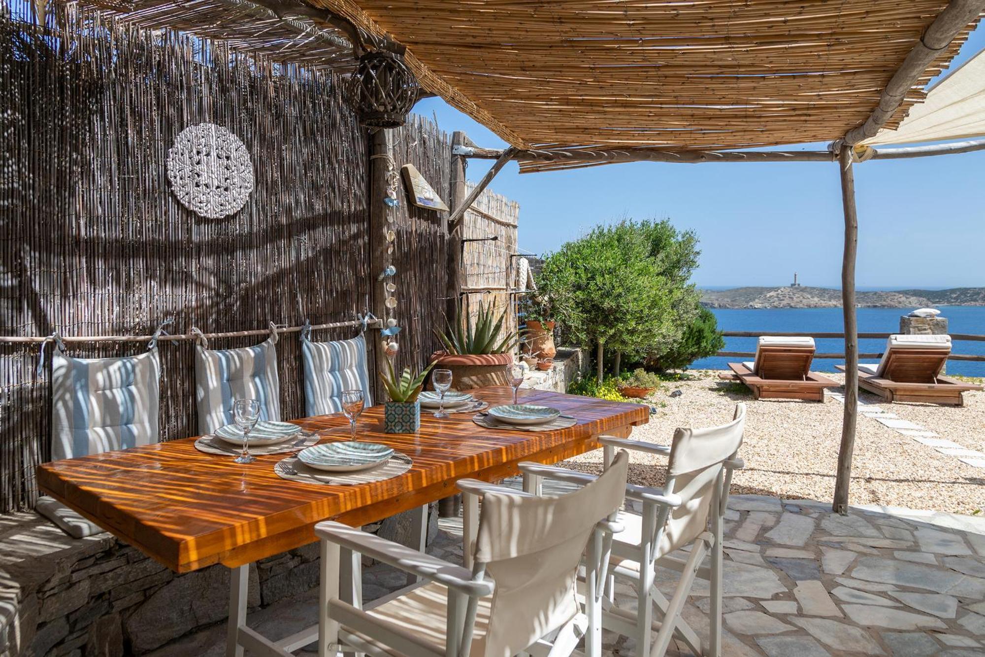 Aegean View - Seaside Apartment In Syros Azolimnos Syros Exterior photo