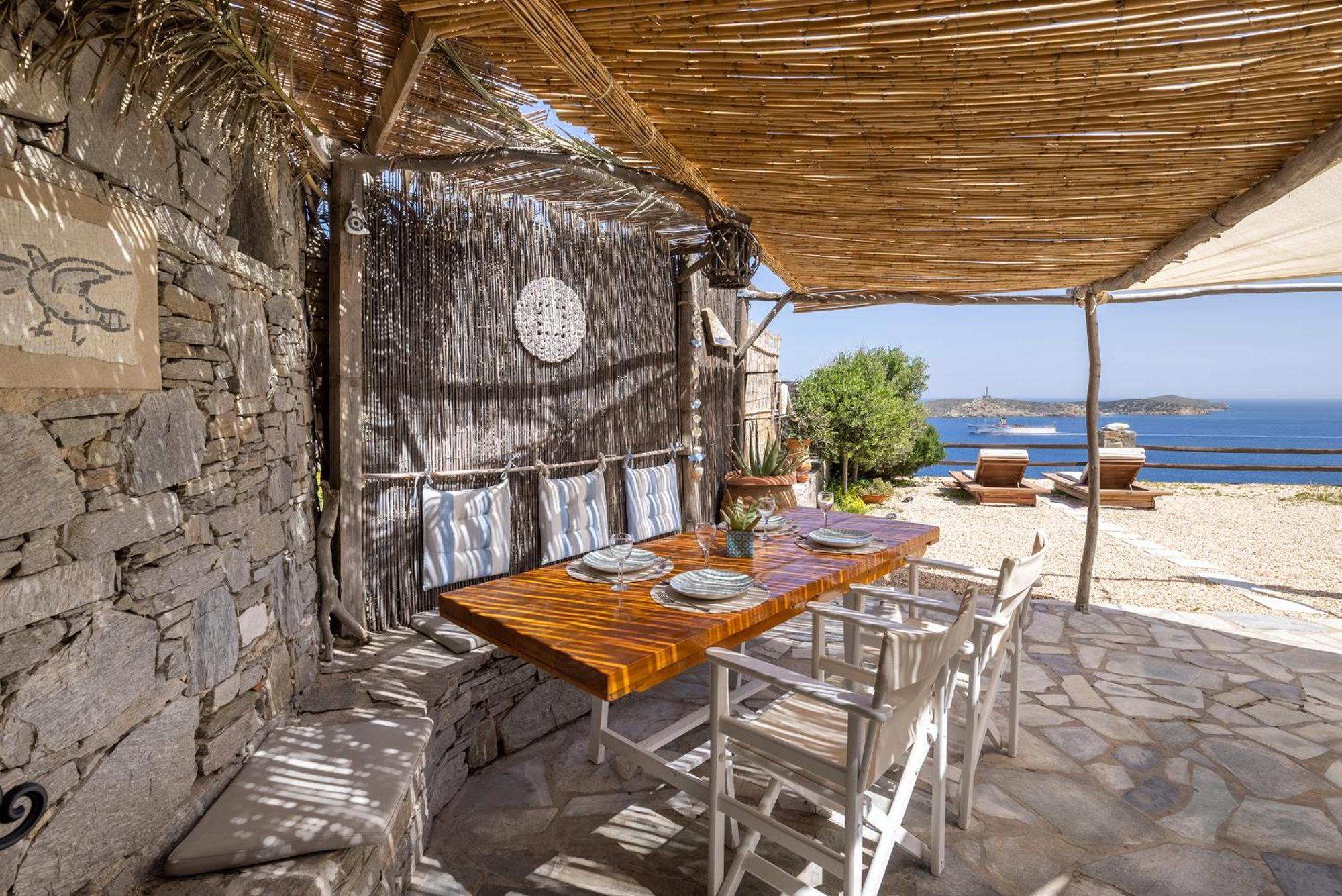 Aegean View - Seaside Apartment In Syros Azolimnos Syros Exterior photo