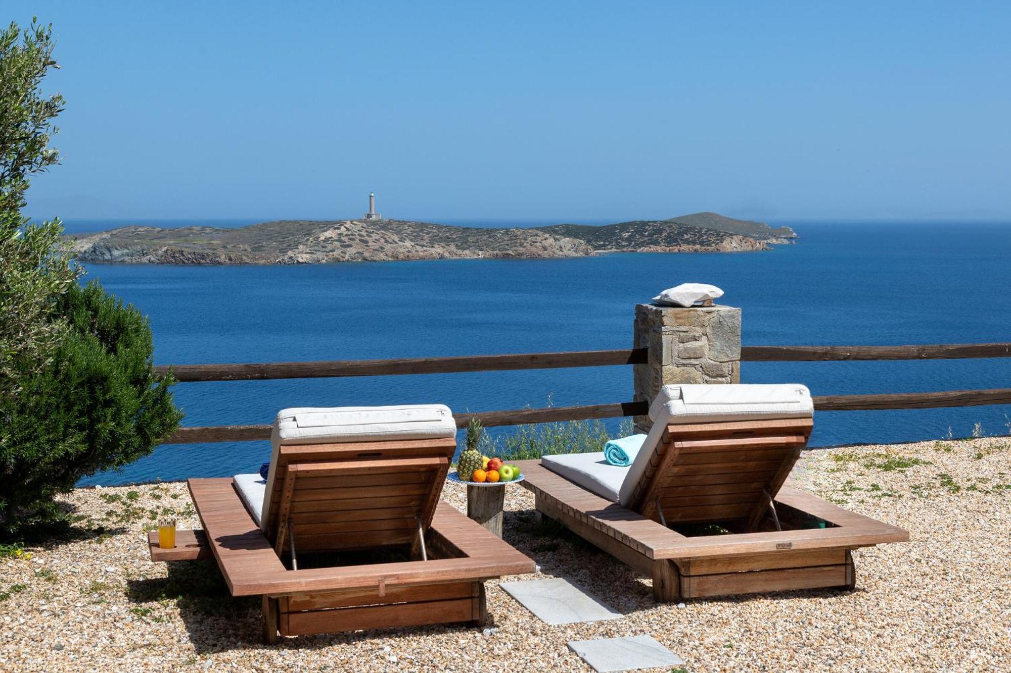 Aegean View - Seaside Apartment In Syros Azolimnos Syros Exterior photo