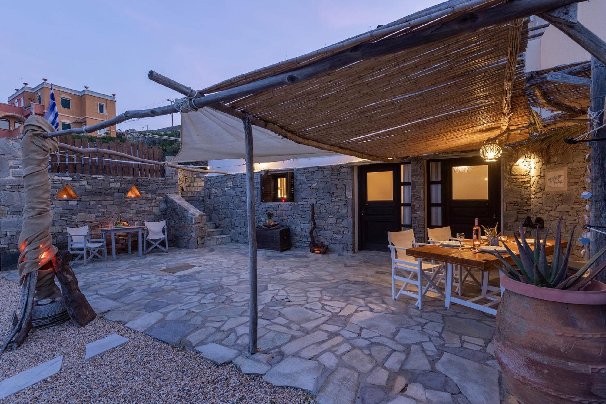 Aegean View - Seaside Apartment In Syros Azolimnos Syros Exterior photo